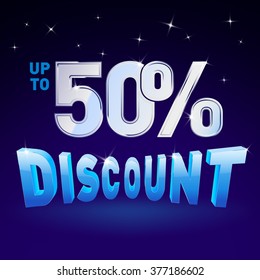 Up to Fifty Percent Discount