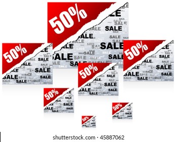   fifty percent discount background