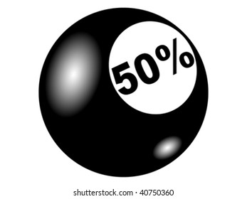 ilustración vectorial de icono de descuento del 5%
