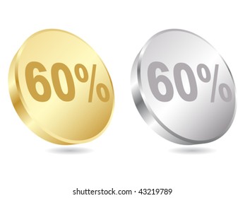 fifty percent discount icon vector illustration