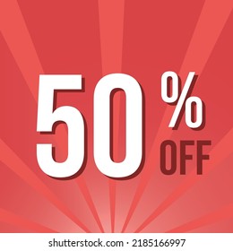 fifty percent off strip for commercial use