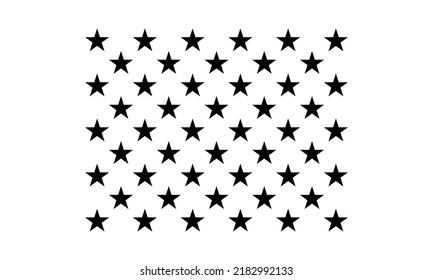 Fifty stars for Usa Flag United States of America flag stars