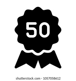 Fifty Years Badge