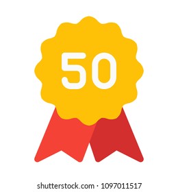 Fifty Years Badge