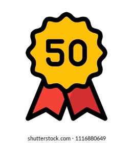 Fifty Years Badge