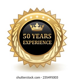 Fifty Years Experience Badge