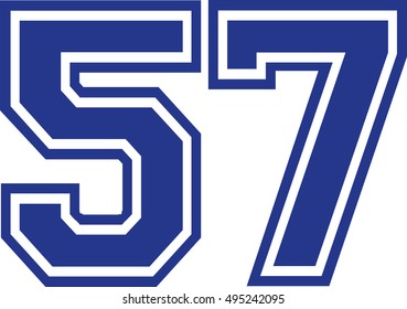 Fifty-seven college number 57