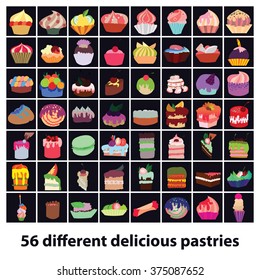 fifty-six beautiful delicious cakes