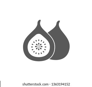 Fig fruit vector design. Figs fruit icon. 