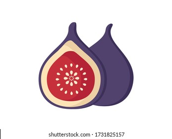 Fig Fruit Vector Design. Fig Vector Illustration. 