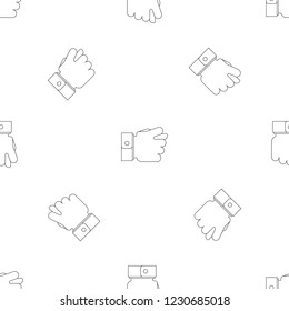 Fig gesture pattern seamless vector repeat geometric for any web design