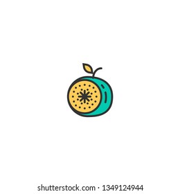 Fig icon design. Gastronomy icon vector illustration