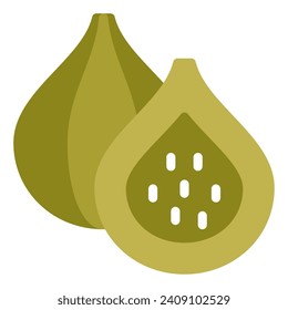 Fig icon illustration for web, app, infographic, etc