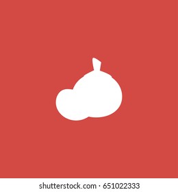 fig icon. sign design. red background