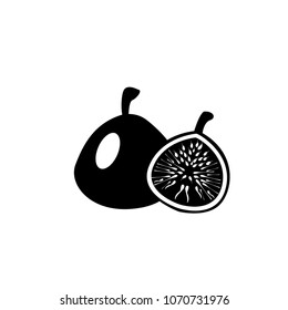Fig icon. Simple illustration of fig vector icon.