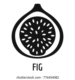 Fig Icon. Simple Illustration Of Fig Vector Icon For Web