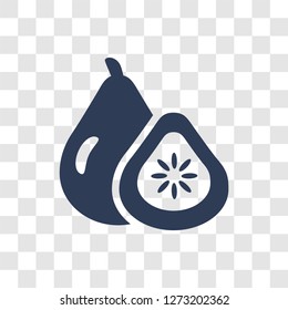 Fig icon. Trendy Fig logo concept on transparent background from Fruits and vegetables collection
