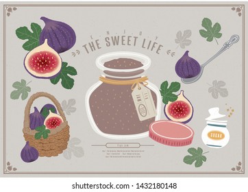 fig illustration / hand drawing