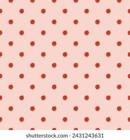 Fig seamless pattern. Vegan organic eco fruit background. vector illustration.