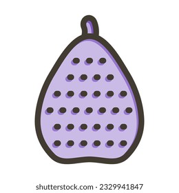Fig Thick Line Filled Colors For Personal And Commercial Use.
