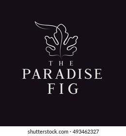 Fig vector logo template