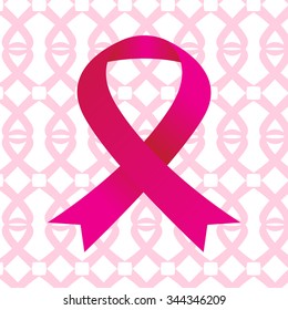 Fight against breast cancer concept. .Pink ribbon for breast cancer campaign.