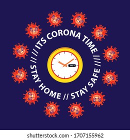 fight against corona virus label  -coronaviruse 