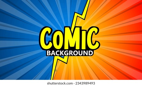 
Fight background comic style design. Vector illustration eps 10.