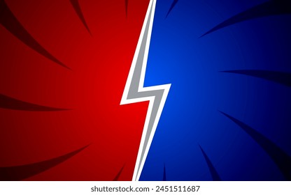 Fight background comic style design. Vector illustration