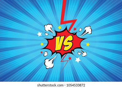 Fight backgrounds comics style design. Vector illustration.