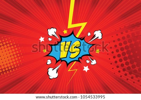 Fight backgrounds comics style design. Vector illustration.