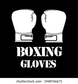 Fight Boxing Gloves Vector Design 