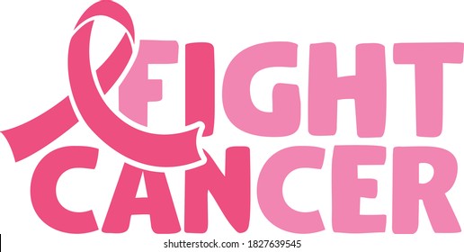 Fight Cancer (I CAN) | Breast Cancer Awareness Quote