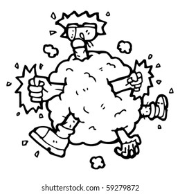 fight cartoon
