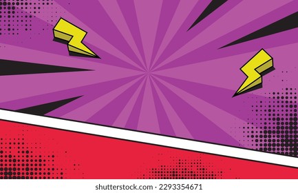 Fight cartoon and comic pop art background concept