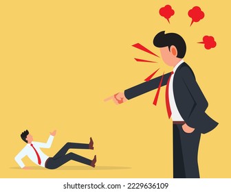 Fight conflict, Relationship problems in the organization. Manager was angry and blamed the employee