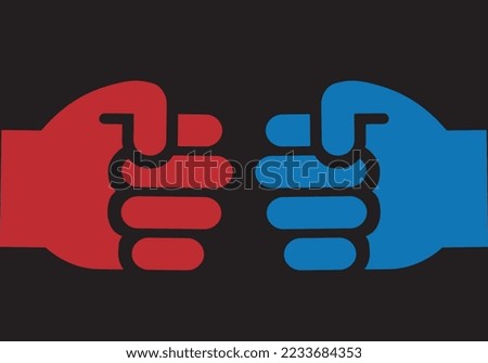 
Fight, confrontation on two sides. Violence
