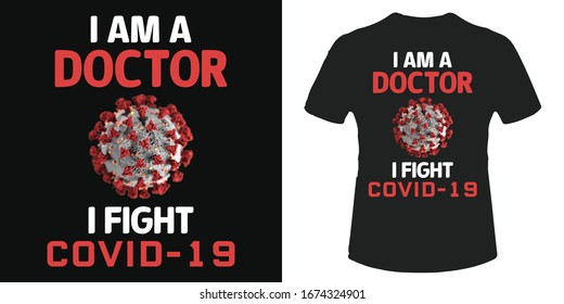 Lucho contra la plantilla de diseño vectorial COVID-19 para el pantalones y afiche coronavirus. pantalones médico para el tratamiento del coronavirus.