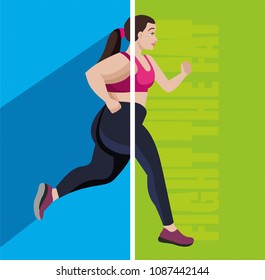Fight the Fat before after
