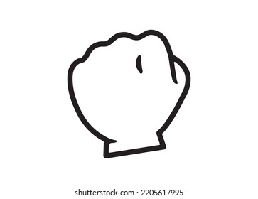 Fight fist icon work hard vector illustration