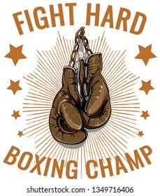 Fight Hard With The Boxing Champ. 