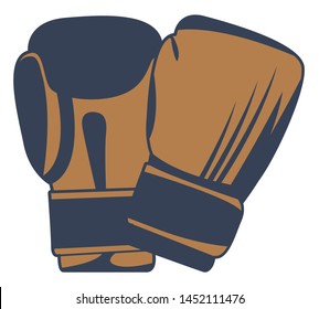 Fight Icon | Boxing Gloves Vector Illustration Silhouette