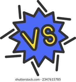 Fight Icon image. Suitable for mobile application.