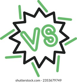 Fight Icon image. Suitable for mobile application.