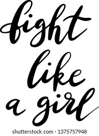Fight like a girl