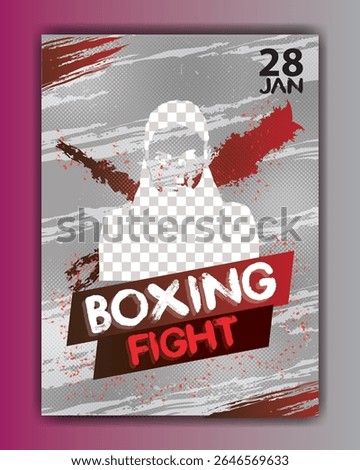 Fight Night The Final Showdown. Social media movie poster best