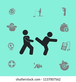 fight vector icon