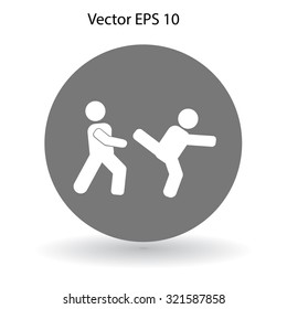fight vector icon
