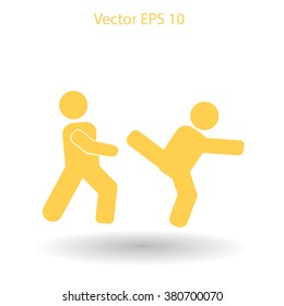 fight vector icon