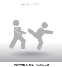 fight vector icon
